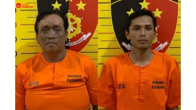 Berseragam Ormas Menodongkan Pisau